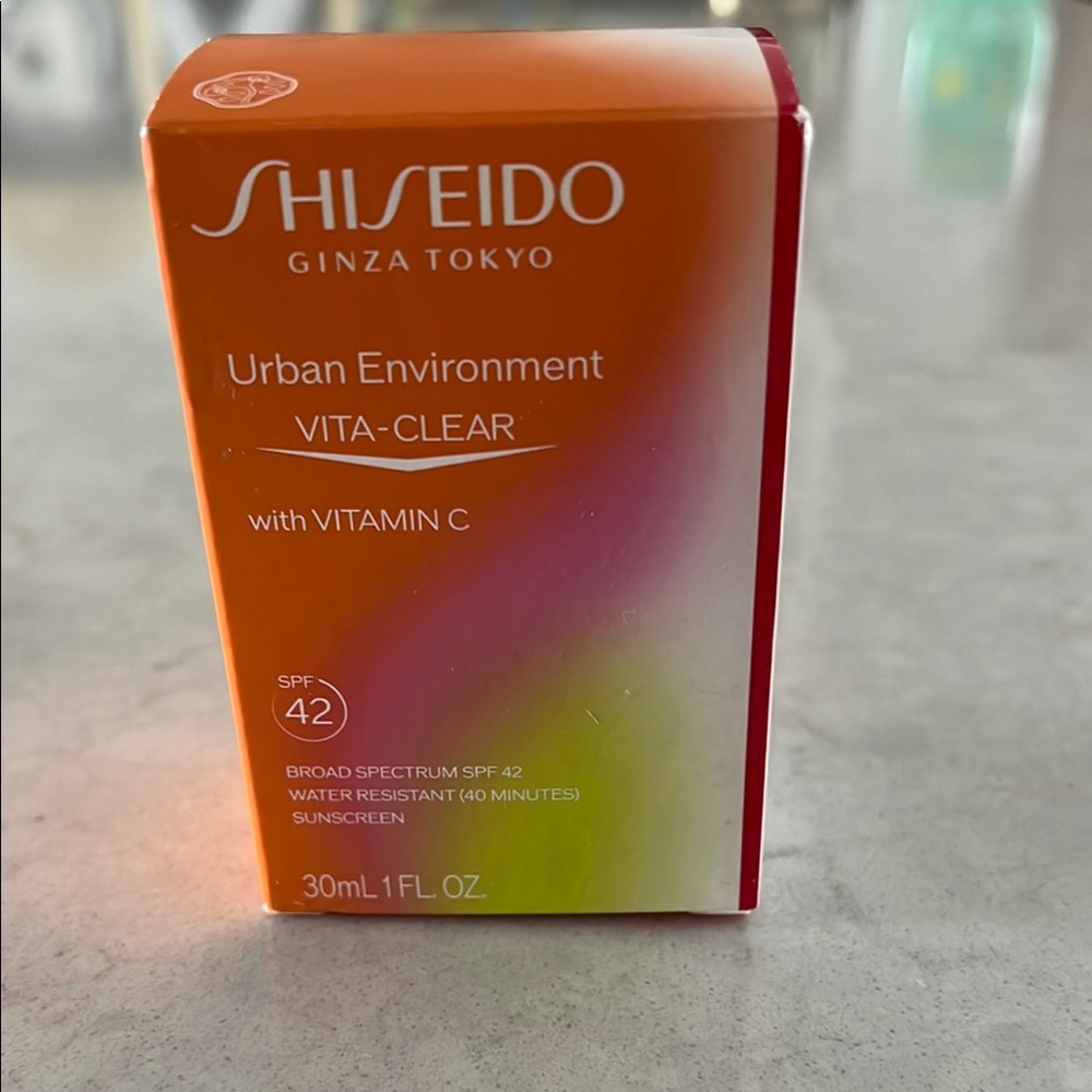 Shiseido Suncare Orange and White Collection